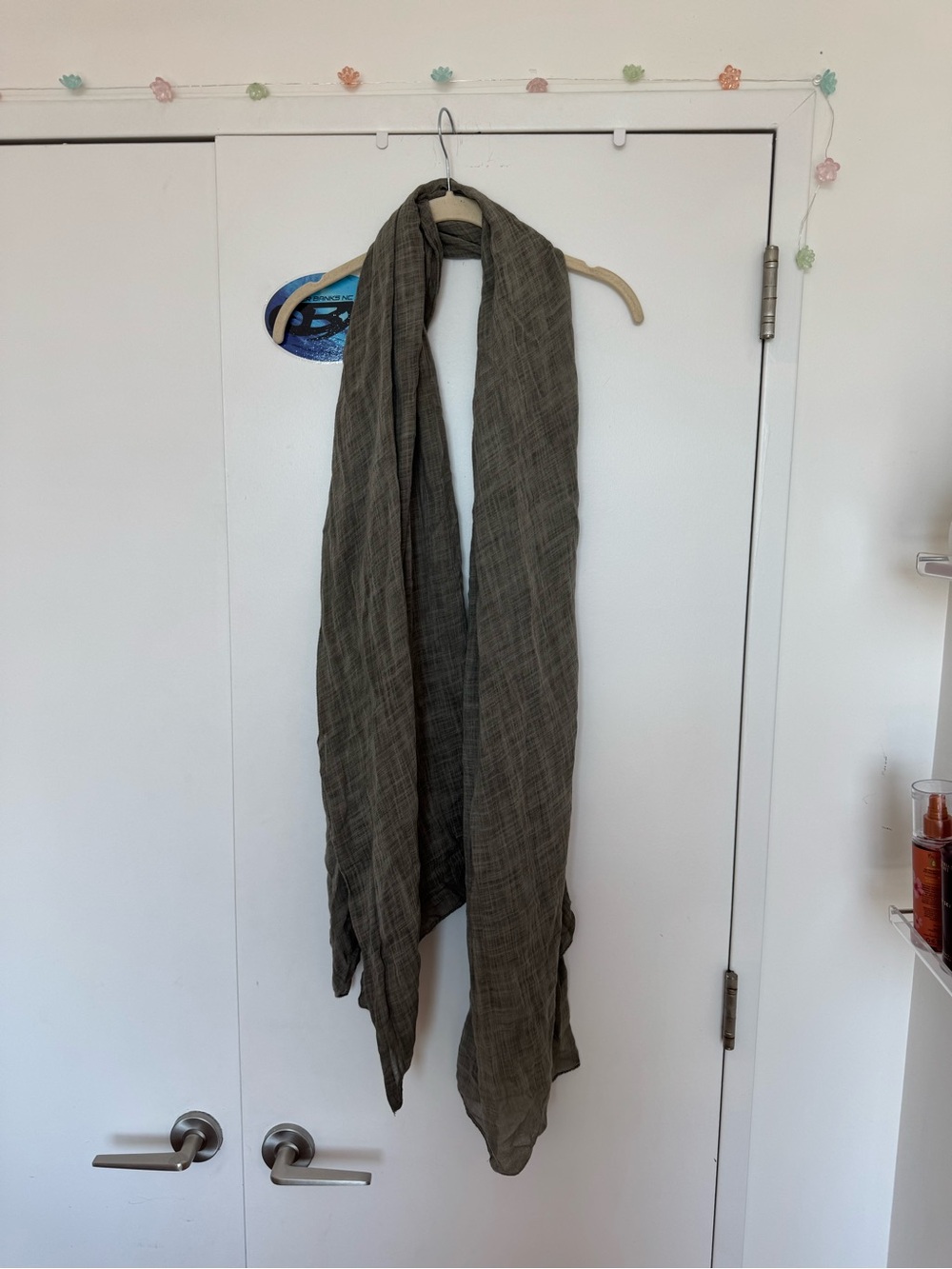 Lightweight Grey Scarf
